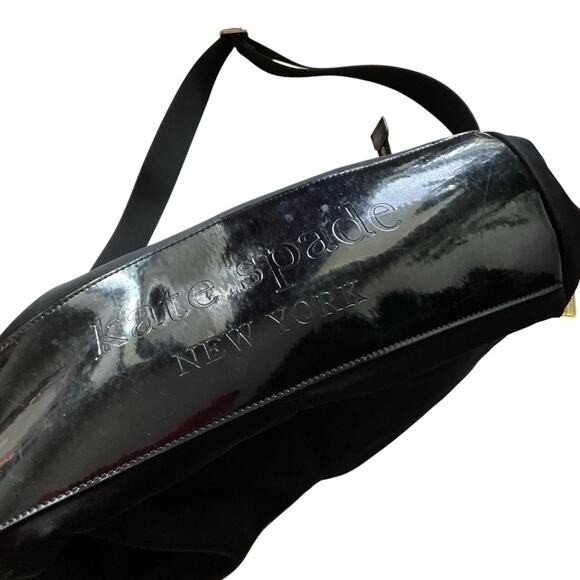 KATE SPADE "Serena" Black Nylon Baby Diaper Bag‎ - Picture 4 of 6